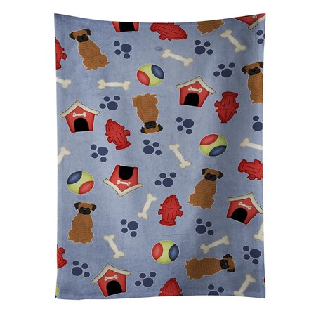 Carolines Treasures Dog House Collection Brindle Boxer Kitchen Towel BB2730KTWL